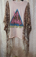 Def Leppard poncho shirt, one size