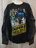 Empire Strikes Back Throwback Sweatshirt, size L with cotton sleeves