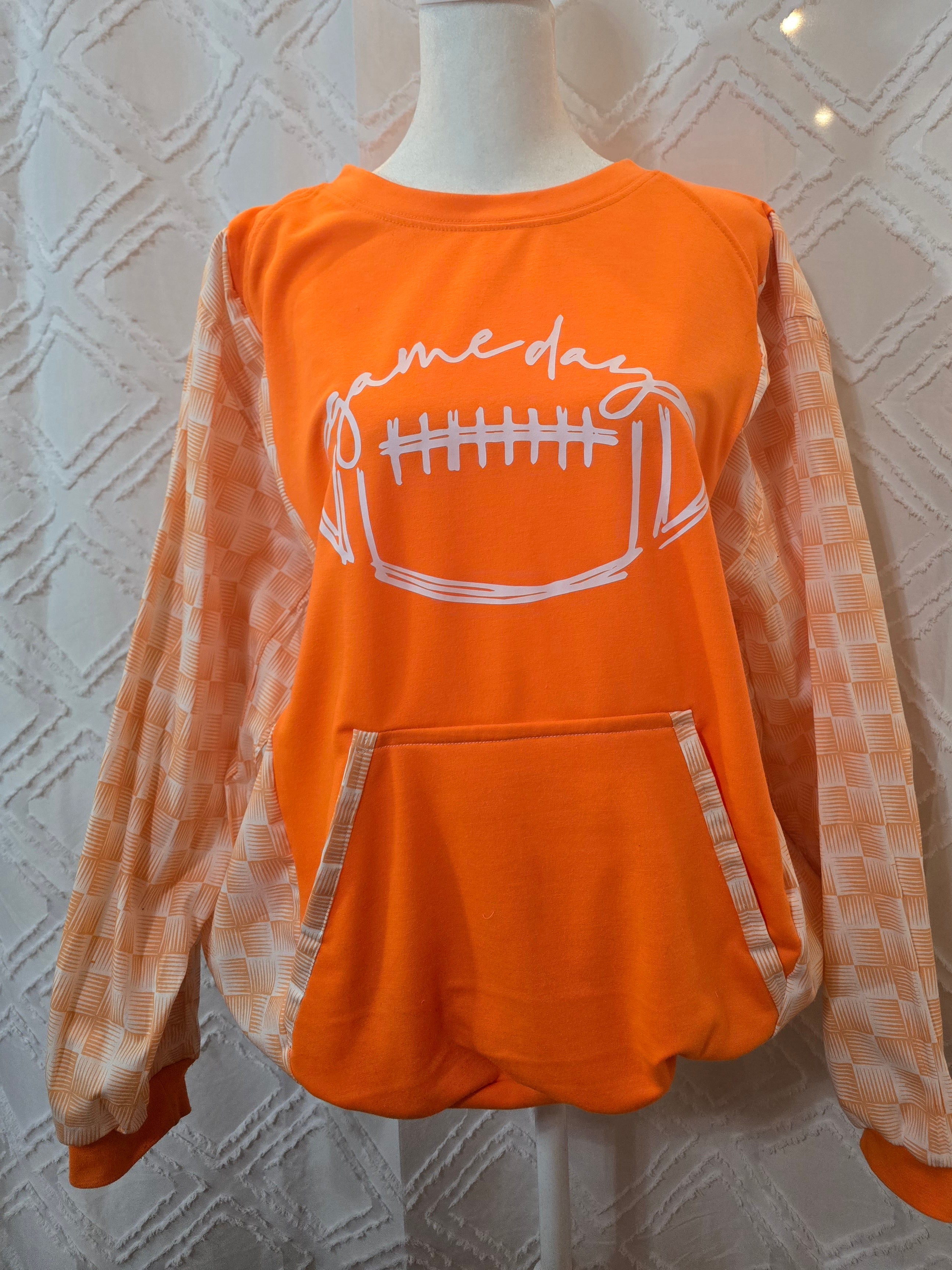 Game Day Sweatshirt, size XL with cotton sleeves
