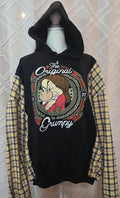 Grumpy Dwarf Hoodie, size 2XL with cotton sleeves