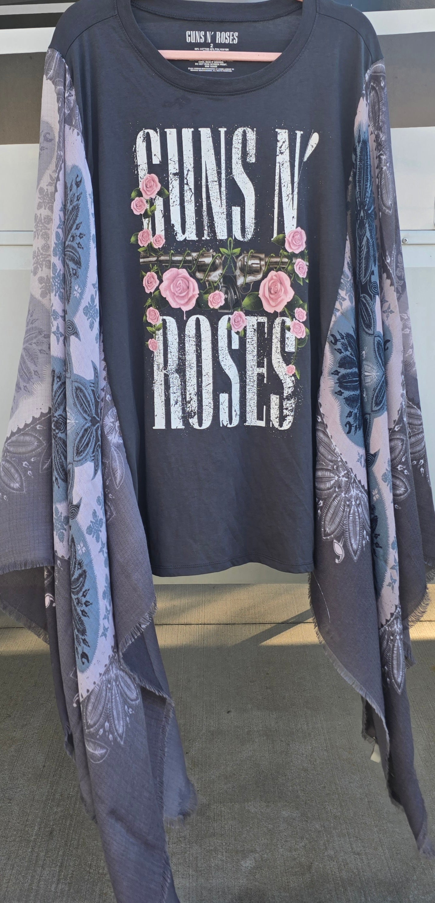 Guns n Roses Poncho Shirt, one size