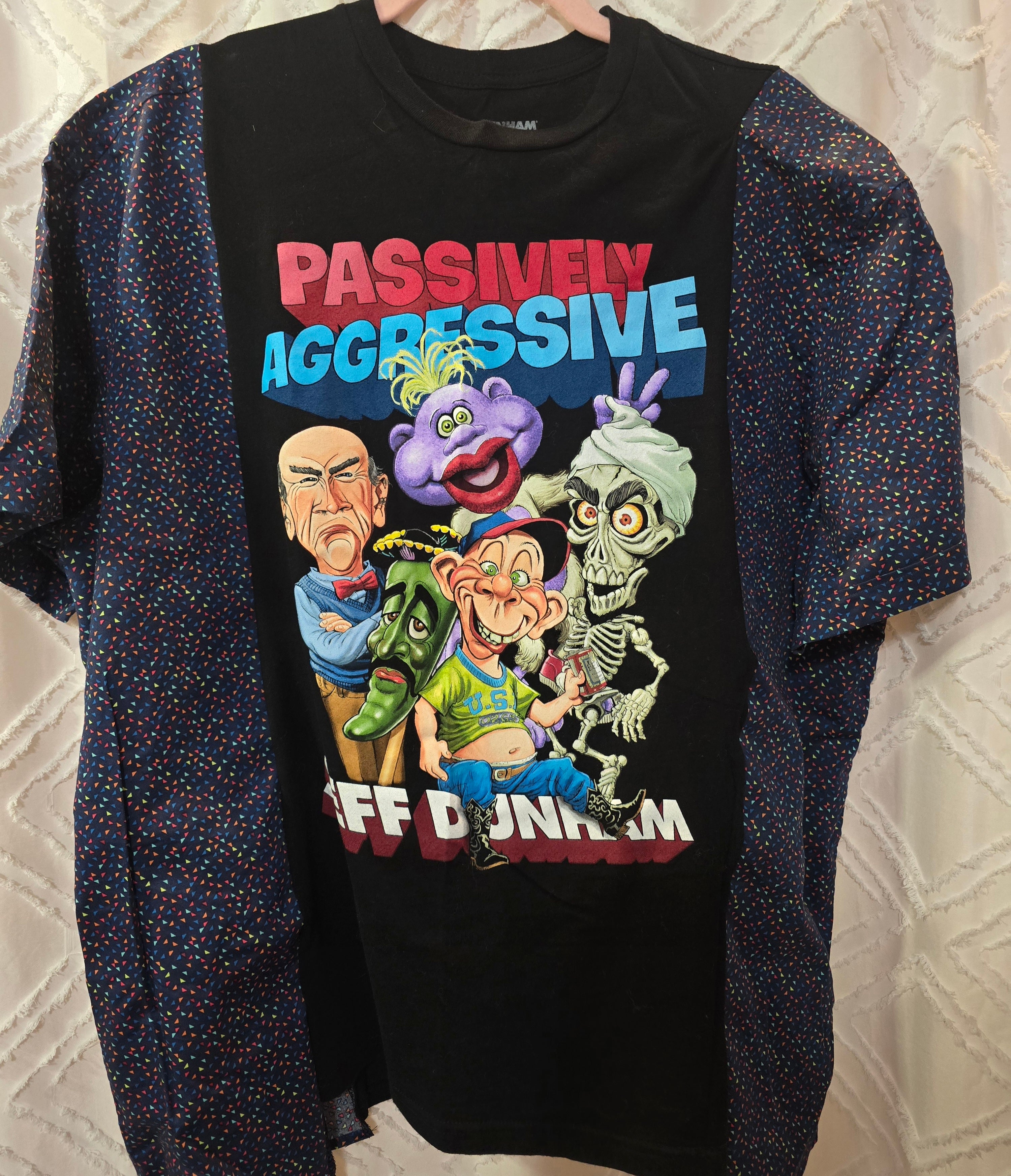 Jeff Dunham characters, short sleeve, size XL
