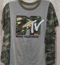 MTV Camo T-shirt, short sleeves, size M