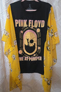 Pink Floyd Pompeii poncho shirt, one size