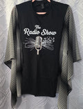 The Radio Show band, poncho shirt, one size