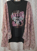 Rock and Roll poncho shirt, one size
