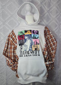 Taylor Swift Eras Tour Hoodie, size XL with cotton sleeves